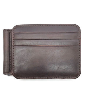 Men'S Slim Leather Bifold ID Credit Card Wallet